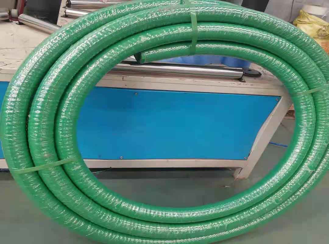 chemical hose is packed in roll