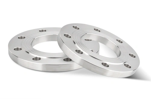 Stainless steel raised face flanges for pipeline sealing